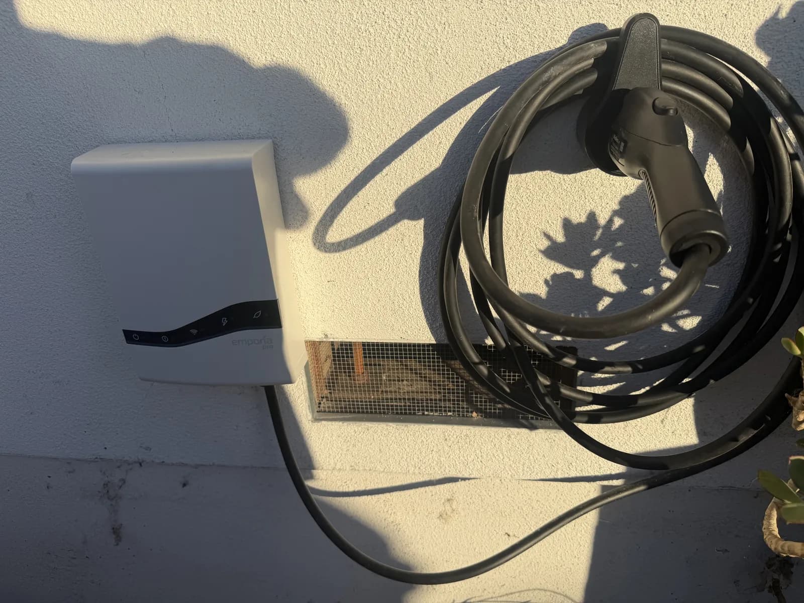 Emporia EV charger installation by our crew