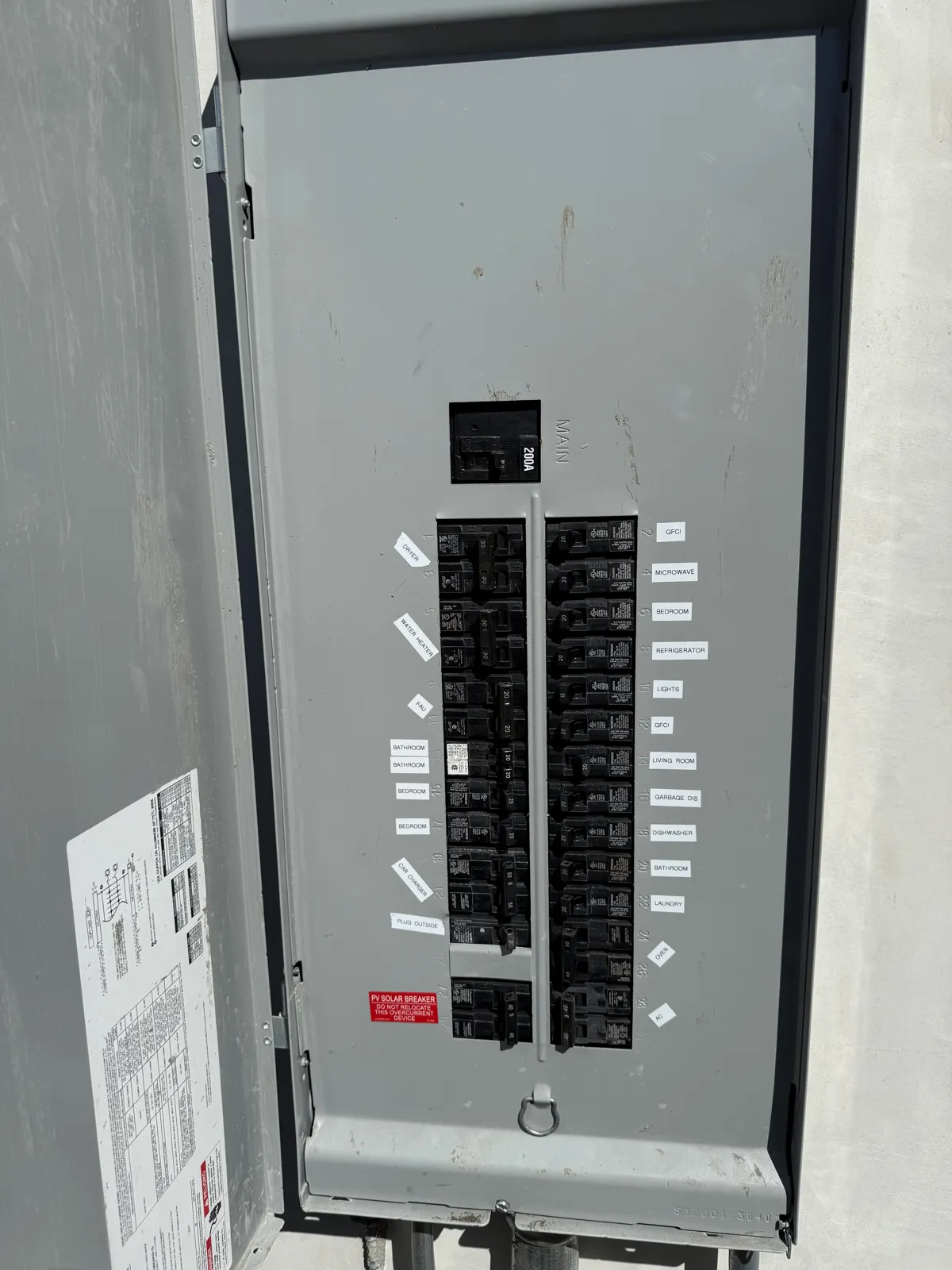North Hollywood: main panel work by our crew