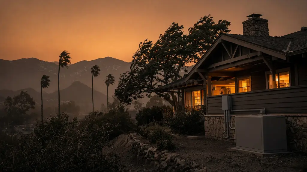 Santa Ana Winds & Outages: Backup Power for Foothill Homes