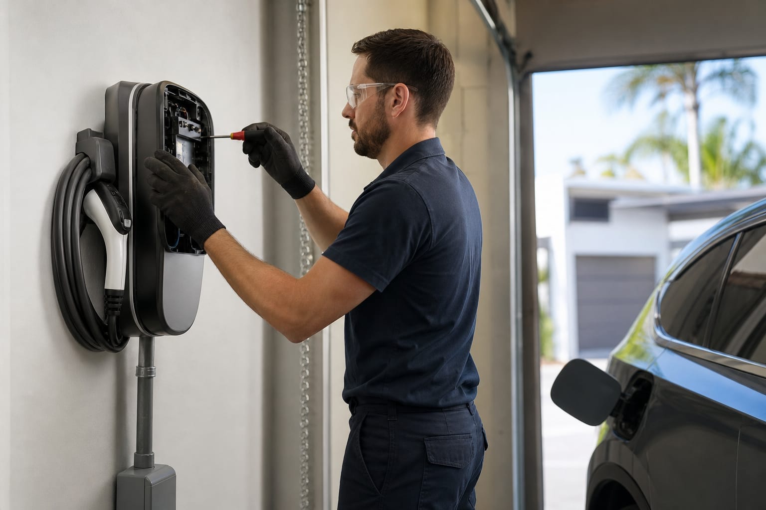 Replace Your Ride EV program home charger installation
